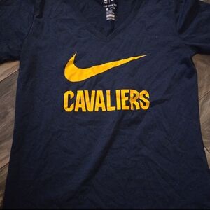 Nike Cavaliers Dark Blue Tee with Yellow Logo